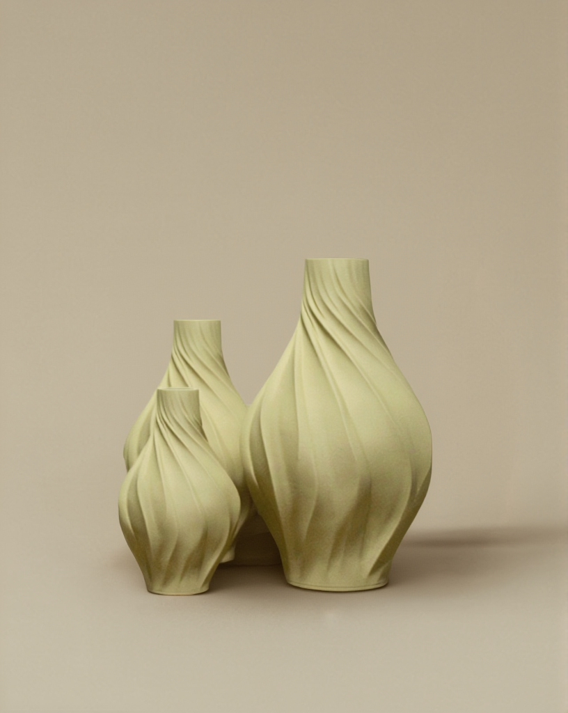 Soft Vase - Light Wood